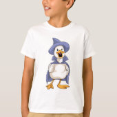 T-shirt Canard comme sorcière avec Casquette (Devant)