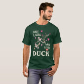 T-shirt canard d'amour rétro (Devant entier)