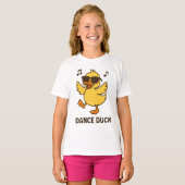 T-shirt Canard dansant cool (Devant entier)