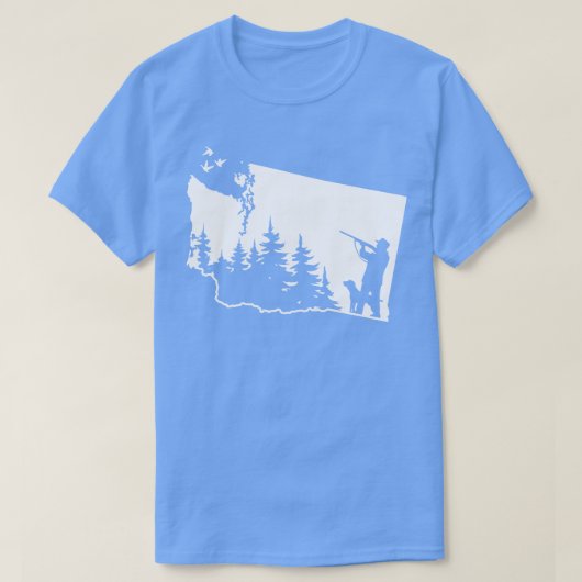 T-shirt Canard de chasse de Washington (Design devant)