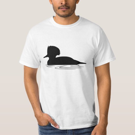T-shirt Canard de harle en silhouette (Devant)