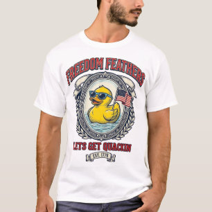 T-shirt Canard de la liberté humour patriotique vintage