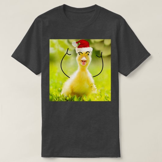 T-shirt Canard de Noël (Design devant)