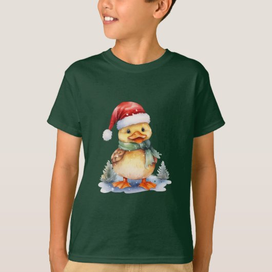 T-shirt Canard de Noël (Devant)