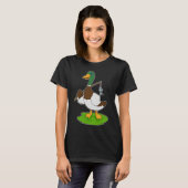 T-shirt Canard de pêche (Devant entier)