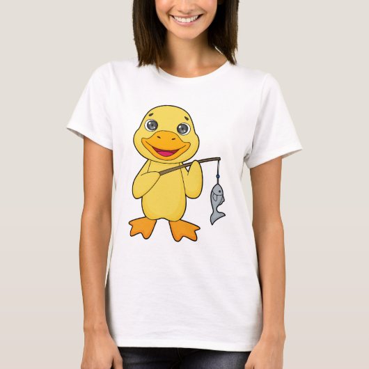 T-shirt Canard de pêche de canard (Devant)