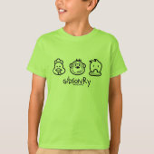 T-shirt canard de singe de poulet (Devant)