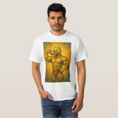 T-shirt canard dorée (Devant entier)