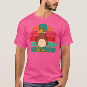 T-shirt Canard Drôle Dans La Chasse Forestière Canards