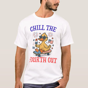 T-shirt Canard drôle du quatre juillet humour patriotique