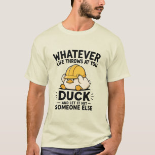T-shirt Canard drôle personnalisé pour hommes