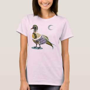 T-shirt Canard en bois