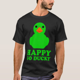 T-shirt Canard en caoutchouc cool amoureux Lucky Ducky Coi