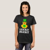 T-shirt Canard en caoutchouc Cute Four Leaf C Casquette St (Devant entier)