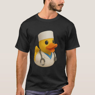 T-shirt Canard en caoutchouc de médecin de l'URGENCE Ducky