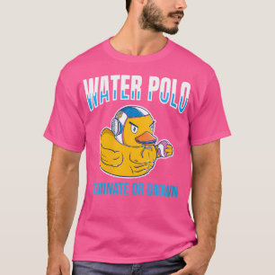 T-shirt Canard En Caoutchouc De Polo D'Eau Dominé Ou Noyé 