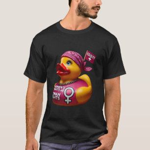 T-shirt Canard en caoutchouc féministe