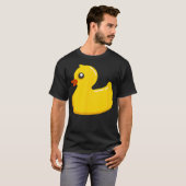 T-shirt Canard en caoutchouc jaune (Devant entier)