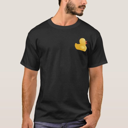 T-shirt Canard en caoutchouc jaune (Devant)