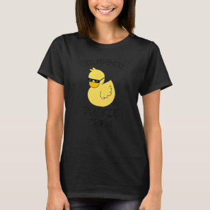 T-shirt Canard en caoutchouc Jaune Canards de bain de l'éq