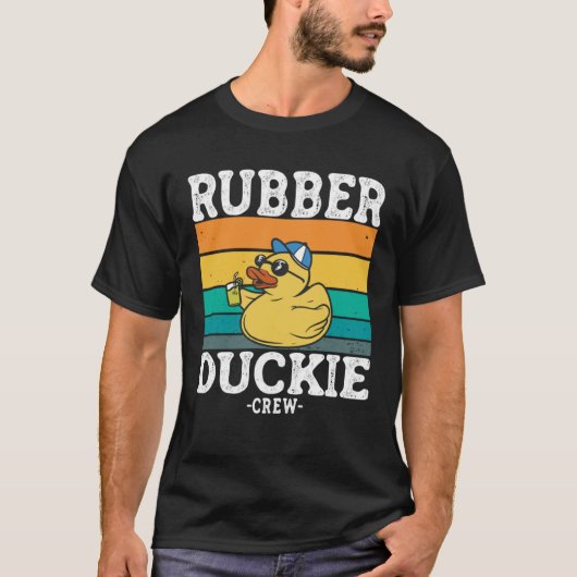 T-shirt Canard en caoutchouc Jaune Canards de bain de l'éq (Devant)