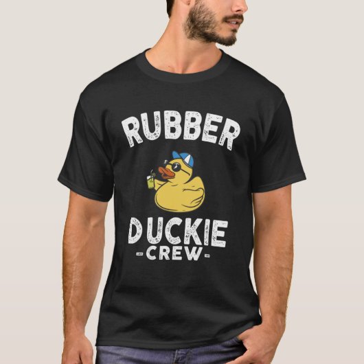 T-shirt Canard en caoutchouc Jaune Canards de bain de l'éq (Devant)