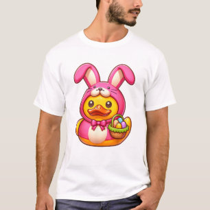 T-shirt Canard en caoutchouc jaune de Pâques Croisière bat