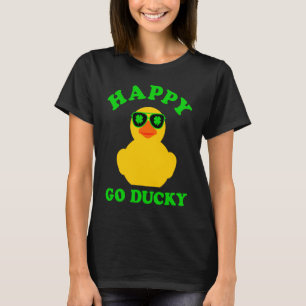 T-shirt Canard en caoutchouc Lunettes de soleil Happy Go D