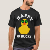 T-shirt Canard en caoutchouc Lunettes de soleil Happy Go D (Devant)