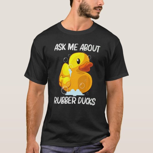 T-shirt Canard En Caoutchouc Migné Pour Hommes Femmes Enfa (Devant)