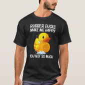 T-shirt Canard En Caoutchouc Migné Pour Hommes Femmes Enfa (Devant)