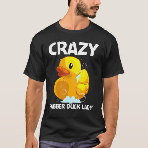 T-shirt Canard en Caoutchouc Mignon Pour Femmes Filles Mam