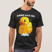 T-shirt Canard en caoutchouc mignon pour papa Père Hommes  (Devant)