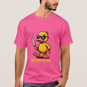 T-shirt Canard en caoutchouc ne pas canard avec moi mignon