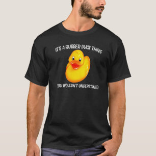 T-shirt Canard En Caoutchouc Pour Hommes Femmes Canards En