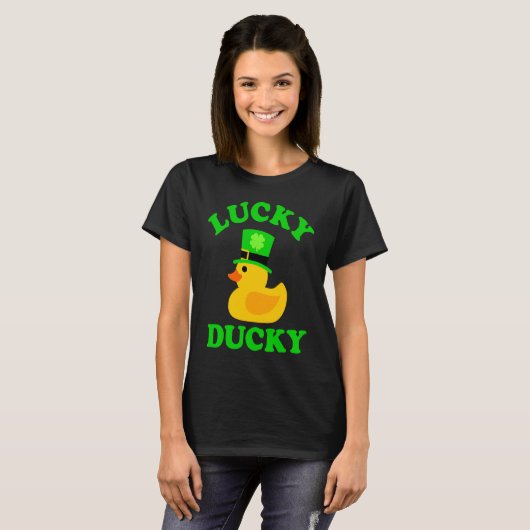 T-shirt Canard en caoutchouc Quatre feuilles C Casquette L (Devant entier)