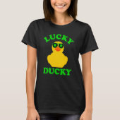 T-shirt Canard en caoutchouc Quatre feuilles C Lunettes de (Devant)