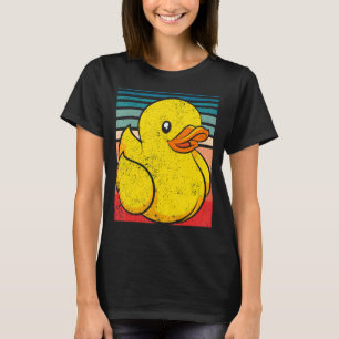 T-shirt Canard en caoutchouc rétro