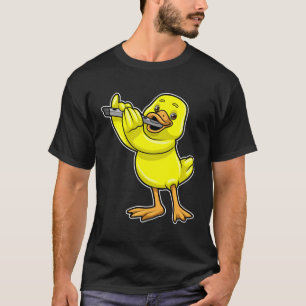 T-shirt Canard en musique avec Flûte