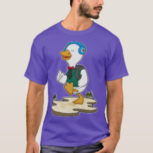 T-shirt Canard en randonneur avec sac à dos
