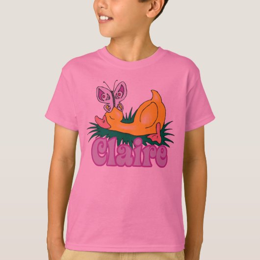 T-shirt canard endormi avec papillon (Devant)