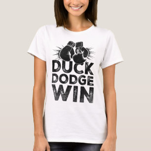T-shirt Canard Esquive Gagne Boxeur Sports Force Gym Athlè