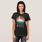 T-shirt Canard Facilement Distrait Par Canards 1 (Devant entier)