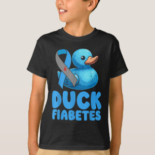 T-shirt Canard Fiabète Diabète Mois de sensibilisation Ins