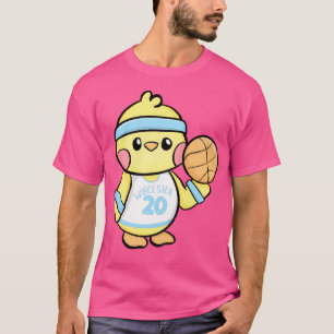 T-shirt Canard Habillé Comme Joueur De Basket