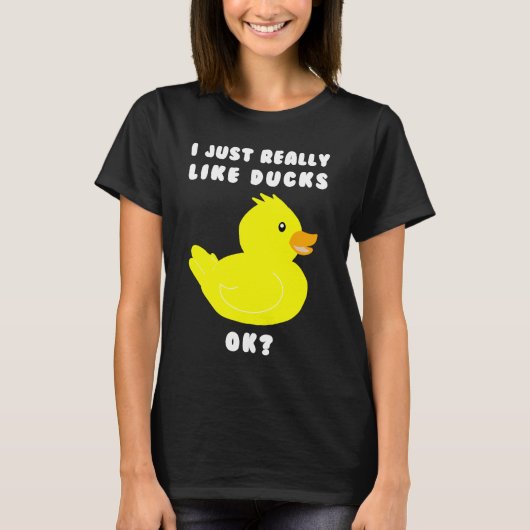 T-shirt Canard - J'Ai Vraiment Friggin Comme Canards 2 (Devant)