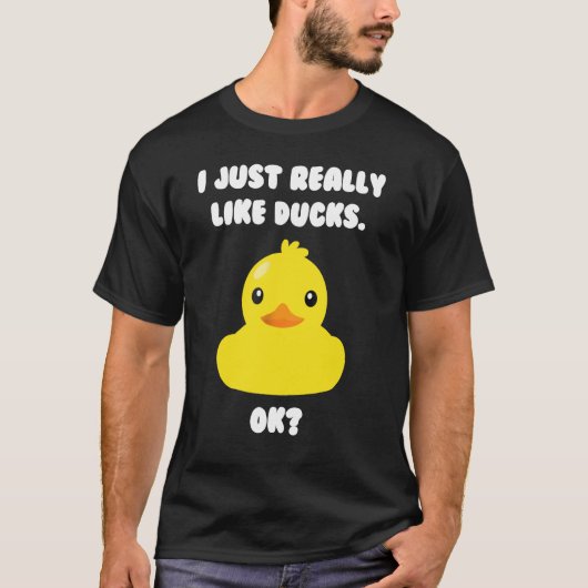 T-shirt Canard - J'Aime Vraiment Les Canards 2 (Devant)