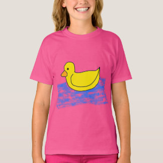 T-shirt canard jaune mignon