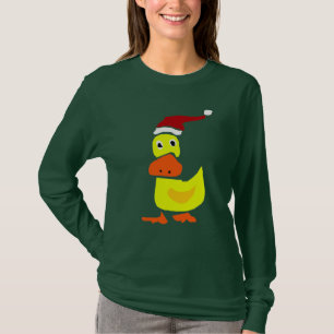 T-shirt Canard jaune mignon dans le casquette de Père No