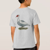 T-shirt Canard mousseux bleu (Dos)